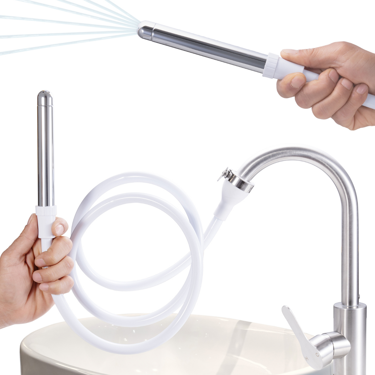 Bidouche - Faucet Attachment Douche Kit